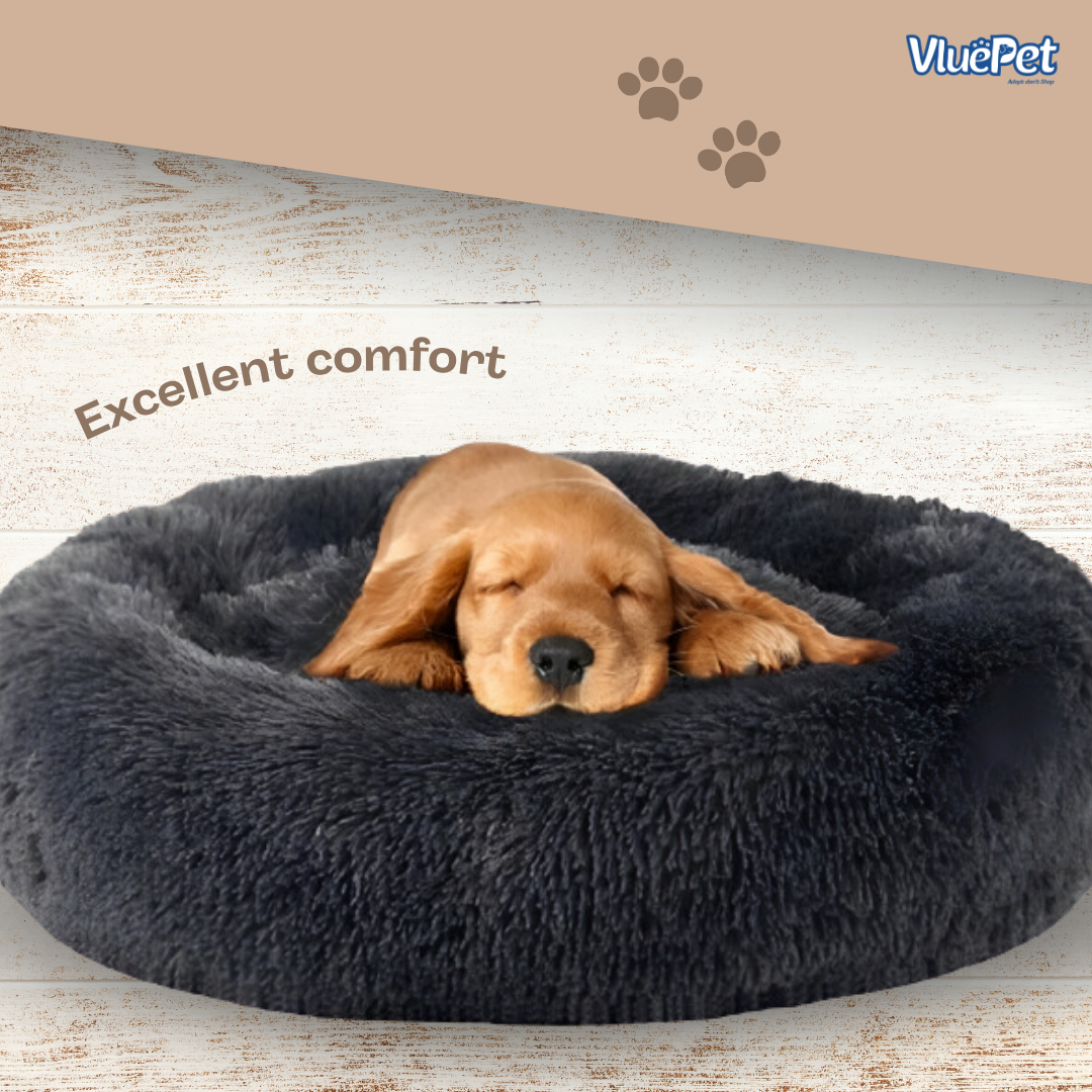 Give your pet the gift of better sleep with the VluePet® Calming Pet Bed.