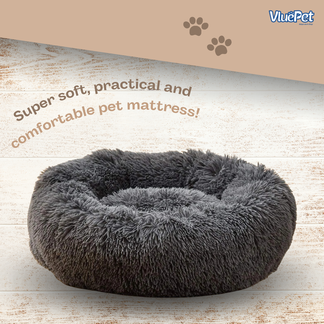Give your pet the gift of better sleep with the VluePet® Calming Pet Bed.