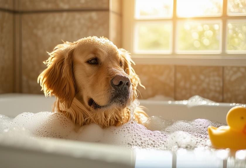 Bathing Dogs at Home