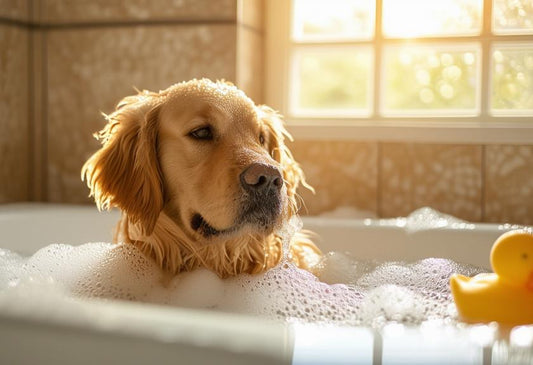 Bathing Dogs at Home