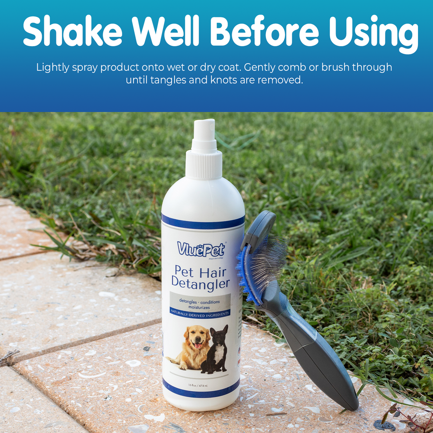 VluePet® Pet Hair Detangler