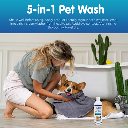 VluePet® 5-in-1 Pet Wash