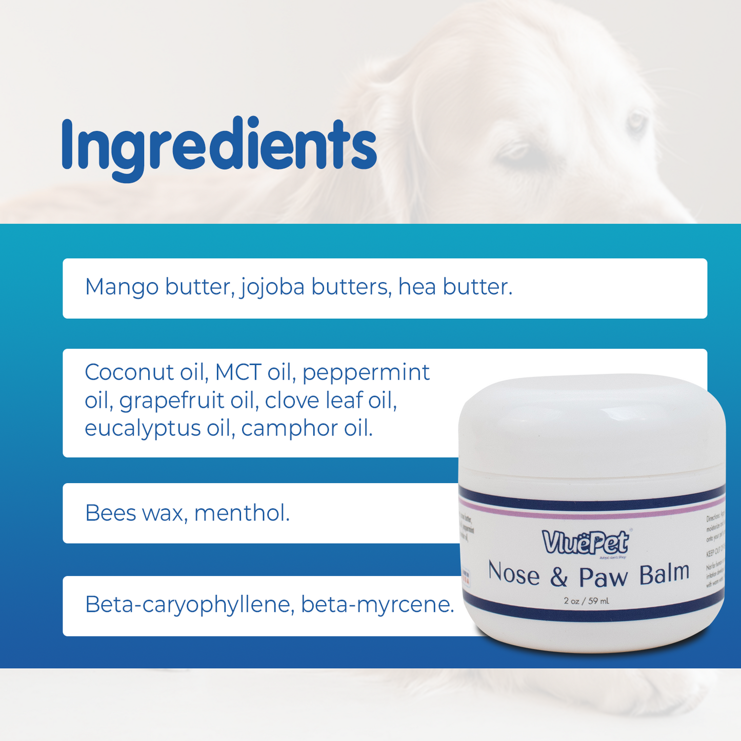 VluePet® Nose & Paw Balm