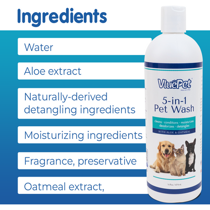 VluePet® 5-in-1 Pet Wash
