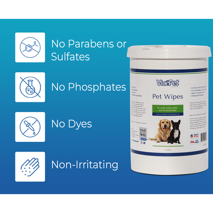 VluePet® Pet Wipes