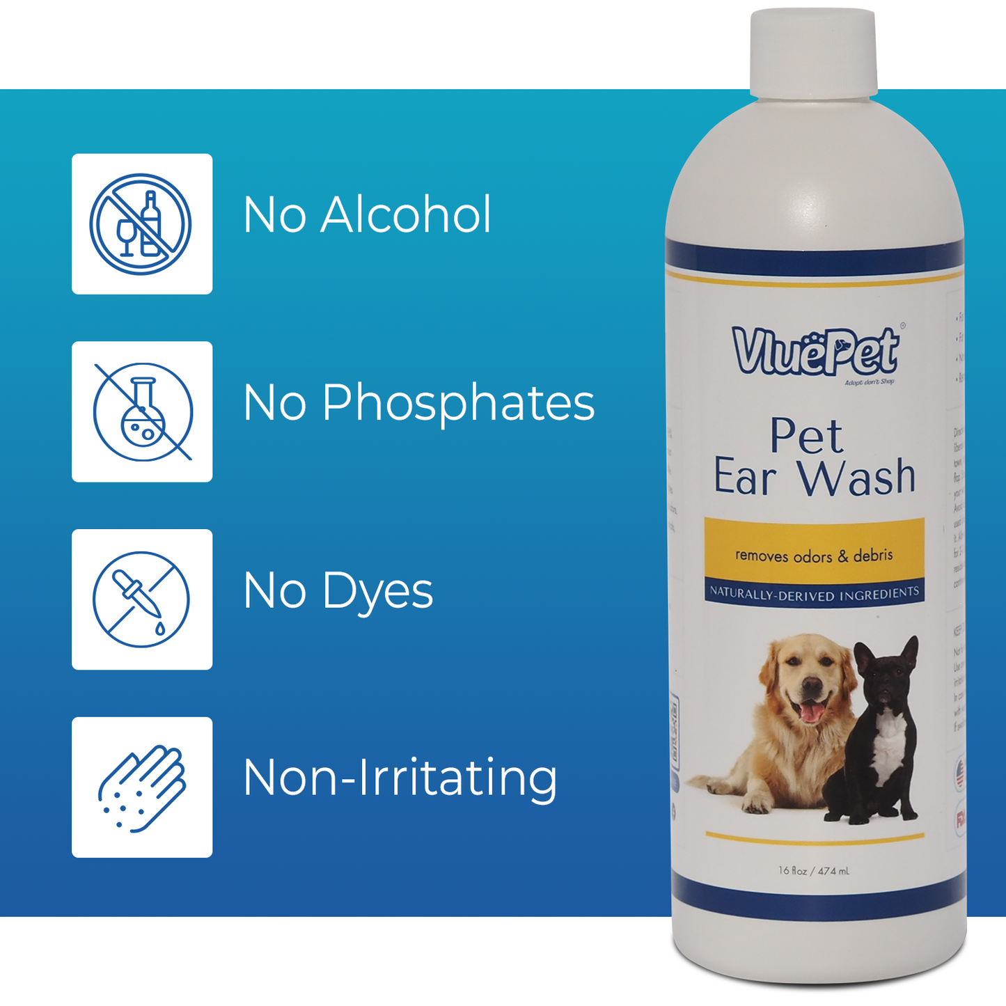 VluePet® Pet Ear Wash