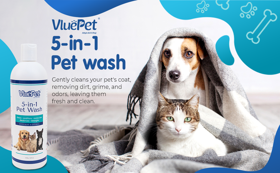 VluePet® 5-in-1 Pet Wash