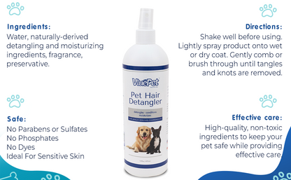 VluePet® Pet Hair Detangler