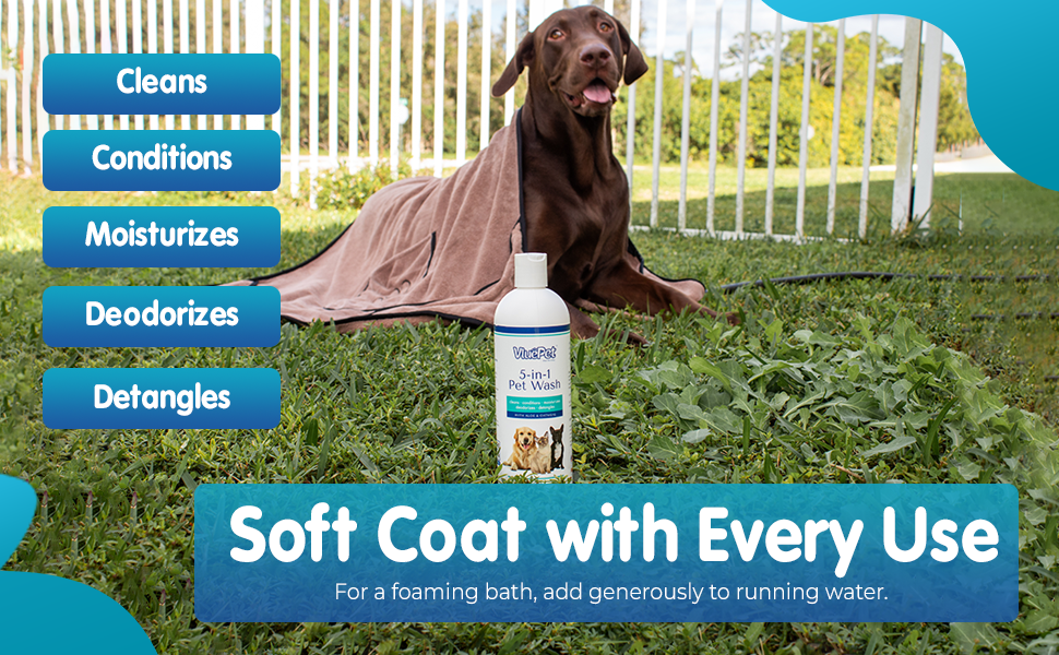 VluePet® 5-in-1 Pet Wash
