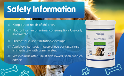 VluePet® Pet Wipes
