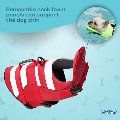VluePet® Dog Life Jacket – Adjustable, Lightweight & Safe Swim Vest for Dogs
